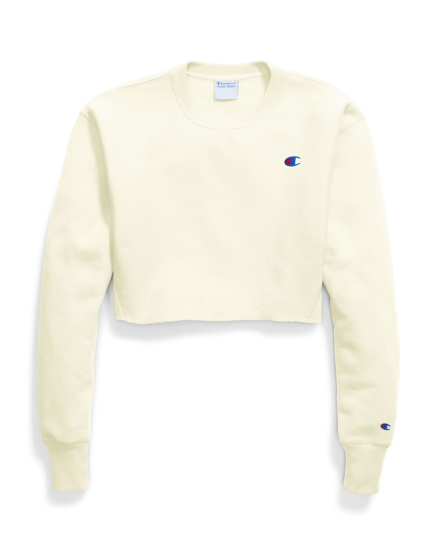 Champion Life Womens Reverse Weave Cropped Cut Off Crew-Mens Fit