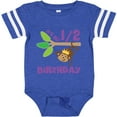 thumbnail image 3 of Inktastic Half Birthday 6 Months Baby Monkey Boys or Girls Baby Bodysuit, 3 of 5