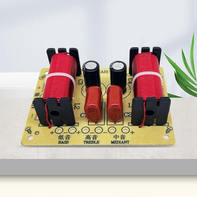 10pcs 3Way Speaker Crossover Circuit Treble Midrange Bass Frequency Divider