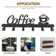 thumbnail image 4 of 1 Conjunto Taza montada en la pared Panchas Tazas Taza Titular Organizador para la cocina Hogar, 4 of 6