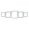thumbnail image 1 of White Beveled Wood Look 5 Piece Gallery Wall Photo Frame Set, 1 of 3