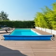 thumbnail image 4 of Gymax 18 Ft Pool Cover Reel Set Aluminum In-ground Swimming Pool Solar Cover Reel, 4 of 9