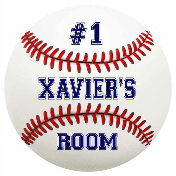 XAVIER'S Bedroom 14" Round Metal Sign Boys Room Wall Decor Gift 100140030079