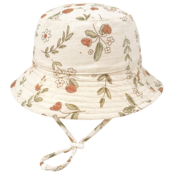 BOBOGOJP Baby Toddler Infant Girls Bucket Sun Hats Protection Beach UPF 50 Toddler Wide Brim Bucket Summer Hats