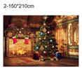 thumbnail image 2 of Cheers.US Soft Durable Fabric Christmas Fireplace Theme Backdrop for Photography Tree Sock Gift Decorations for Xmas Party Supplies Photo Background Pictures Banner Studio Decor Booth Props, 2 of 7