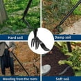 thumbnail image 3 of Herramienta Para Quitar Raíces De Malas Hierbas, Extractor De Malas Hierbas Con Mango Ergonómico Multifuncional Para Jardín, 3 of 7