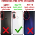 thumbnail image 2 of Motorola Moto G Fast Case, Transparent Durable Shockproof Protective Cover with [Temerped Glass Screen Protector] (Black Edge), 2 of 5