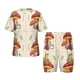 thumbnail image 1 of Balery Frog Sitting On Mushroom Conjunto de Pijama Infantil de Manga Corta con Estampado – Ropa de Dormir de Algodón Suave-Medium, 1 of 6