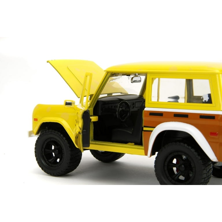 Jada Toys 1:24 Die-Cast Vehicle 1972 Ford Bronco + SpongeBob
