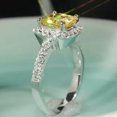 thumbnail image 2 of K-KED Romantic Cubic Zirconia Women Delicate Jewelry 925 Silver Ring Anniversary Gift Size 6-10-9-Silver, 2 of 8
