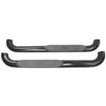 thumbnail image 1 of Westin Automotive Nerf Bar 21-3925 Platinum; With Step Pads; 4 Inch Oval Bent; Powder Coated; Black; Steel; Without End Caps; Rocker Panel Mount, 1 of 3