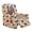 Hippie Floral Rooster Chicken, variant on FKELYI American Tribal Geometric Cowboy Print Reclining Chair Cover for Single Seat Recliner Chair Fitted Couch Covers for Lazyboy Lounge Chair 4 Pcs Armchair Protector