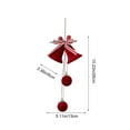 thumbnail image 3 of Nkmbld Christmas Hanging Ornaments Flocking Window Christmas Tree Decorations Pendants for Tree Walls Windows Doors Car Interiors Decors, 3 of 7