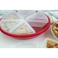 thumbnail image 4 of Fox Run Pie Saver with 6 Individual Slice Containers, Red Pie Carrier With Lid, 13.5" x 13.5" x 2.75", 4 of 10