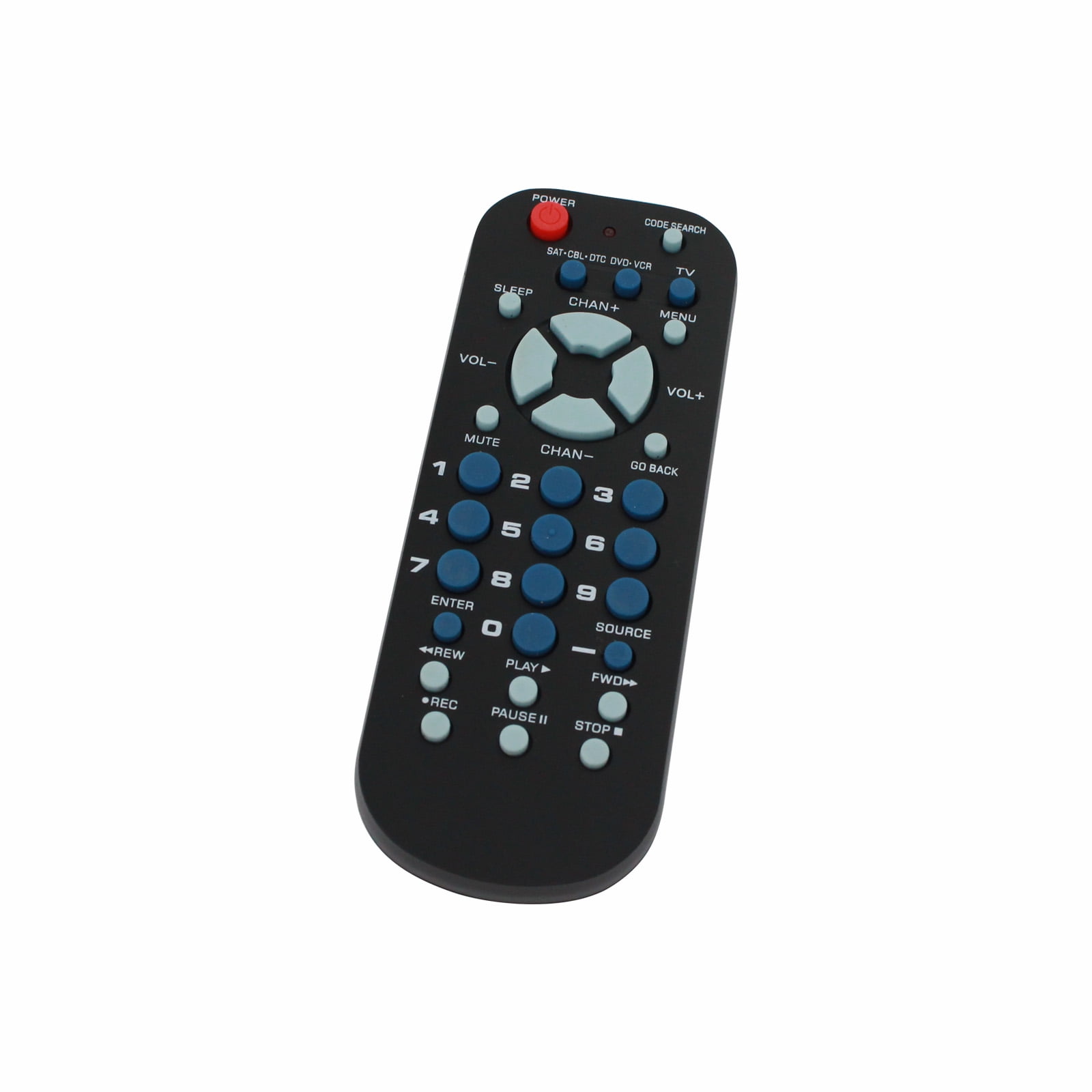 Distinción Diplomacia nivel Replacement for RCA 3-Device Universal Remote Control Palm Sized - Works  with Dynex TV - Remote Code 1463, 2049, 2184 - Walmart.com