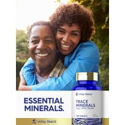 Trace Minerals Supplement | 200 Tablets | Non-GMO & Gluten Free Complex | by Vital Trace