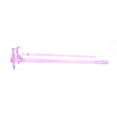 thumbnail image 4 of Adjustable Lens Angle Plastic Rectangular Reading Glasses Purple +2.25, 4 of 4