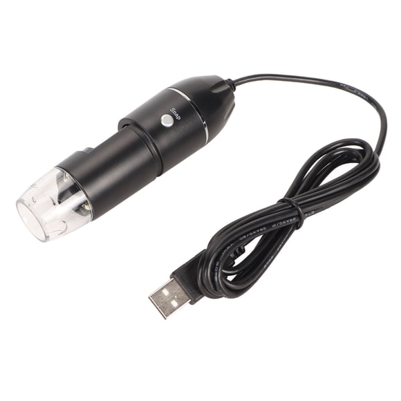 Digital Microscope, USB Type C HD Images 50X To 1600X 5V DC Microscope Camera Lighting Adjustable for Inventors for Skin Detection