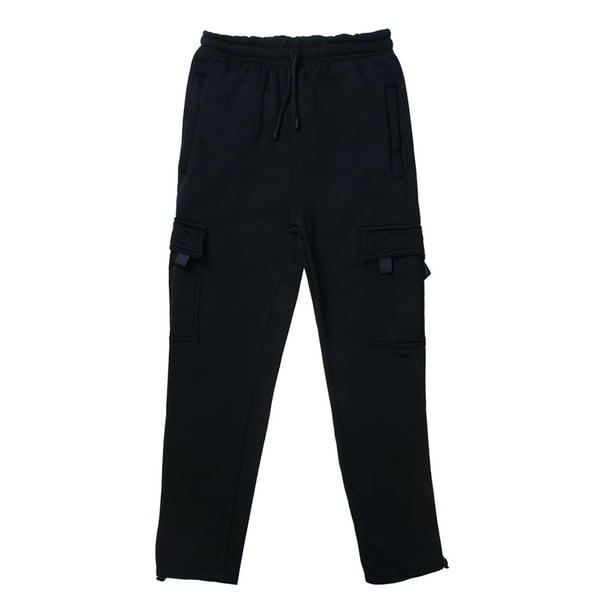 fleece straight leg joggers
