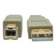 Eaton Tripp Lite Series B (m) USB 2.0 Beige A6 ft to B Cable (M/M), (1.83 M) - Câble USB - US vers USB Type B (M) - USB 2.0 - 6 Pi - Moulé - Beige – image 3 sur 5