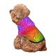 thumbnail image 5 of Fotbe Colorful Glitter Sudadera con Estampado para Perros Pequeños – Suéter con Capucha para Mascotas, Tela Suave de Forro Polar con Bolsillo-X-Large, 5 of 7