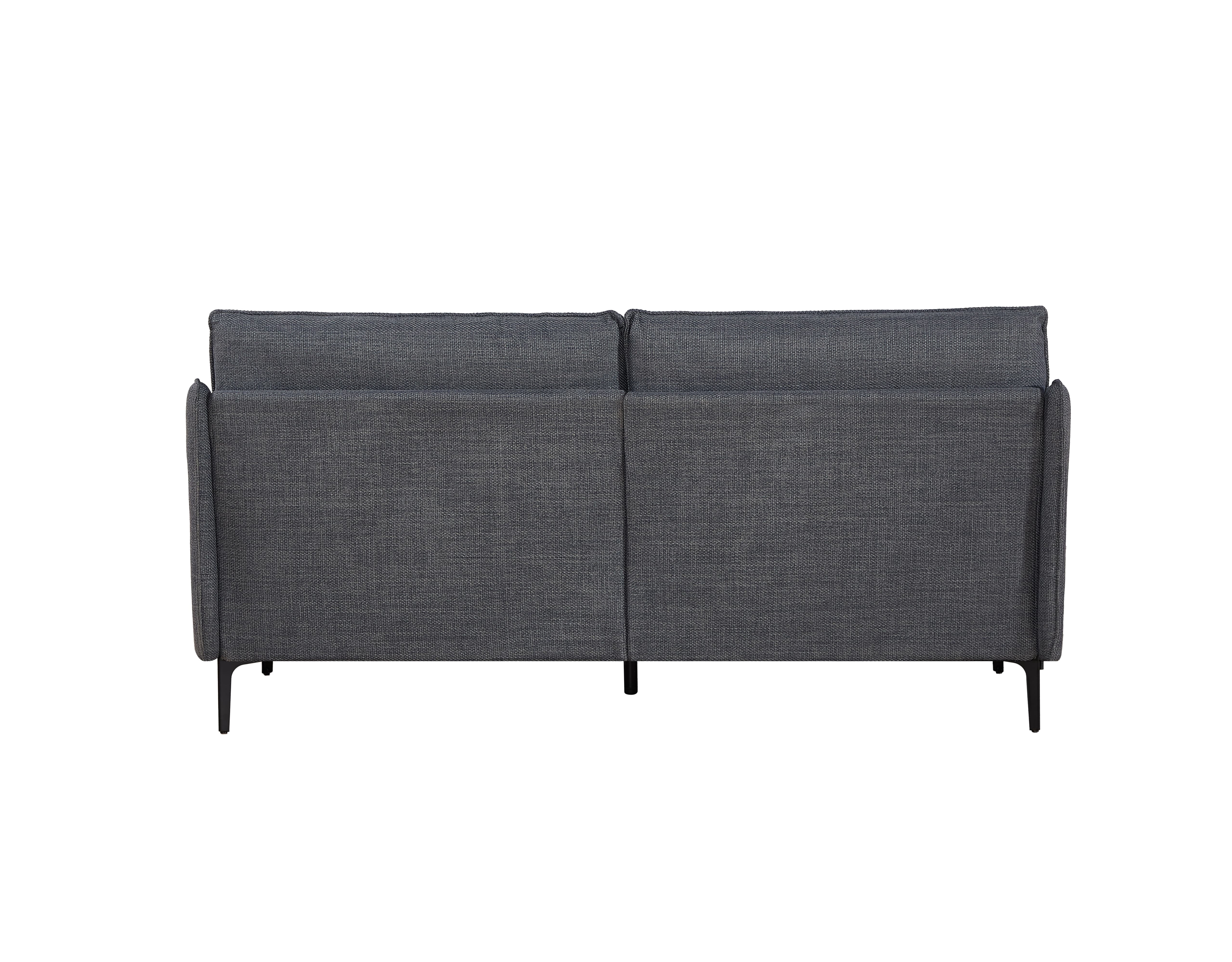 MAYEERTY 2.5 Seater Sofa For Bed Room, USB Charge Port , 2 Pillows,Gray