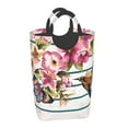 thumbnail image 2 of Bingfone Bird And Floral Laundry Hamper,Large Canvas Fabric Lightweight Storage Basket Toy Organizer Dirty Clothes Collapsible, 2 of 6