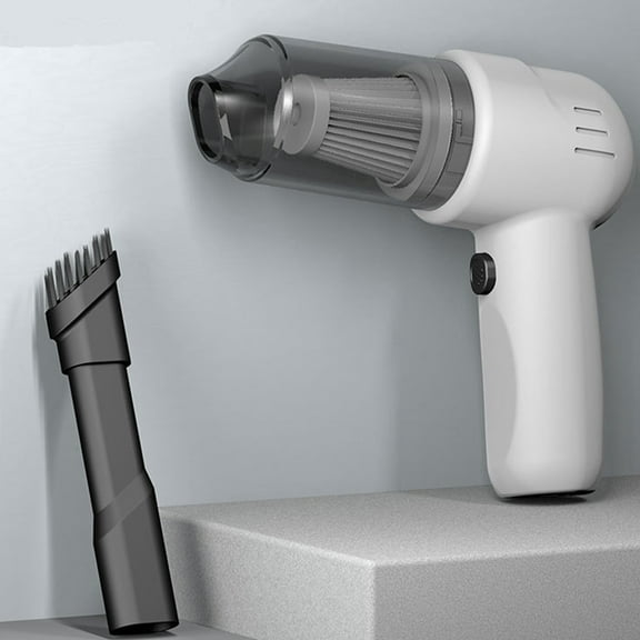 YiBai Household Car Purpose Vacuum Cleaner Wireless Portable Handheld Car Mini Vacuum Cleaner Super Strong And High-power,for Men Dad,White