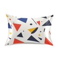 thumbnail image 7 of Yayeee Pillowcase Standard Size Set of 2 Satin Wrinkle Resistant Pillow Case, White Geometric, 7 of 7