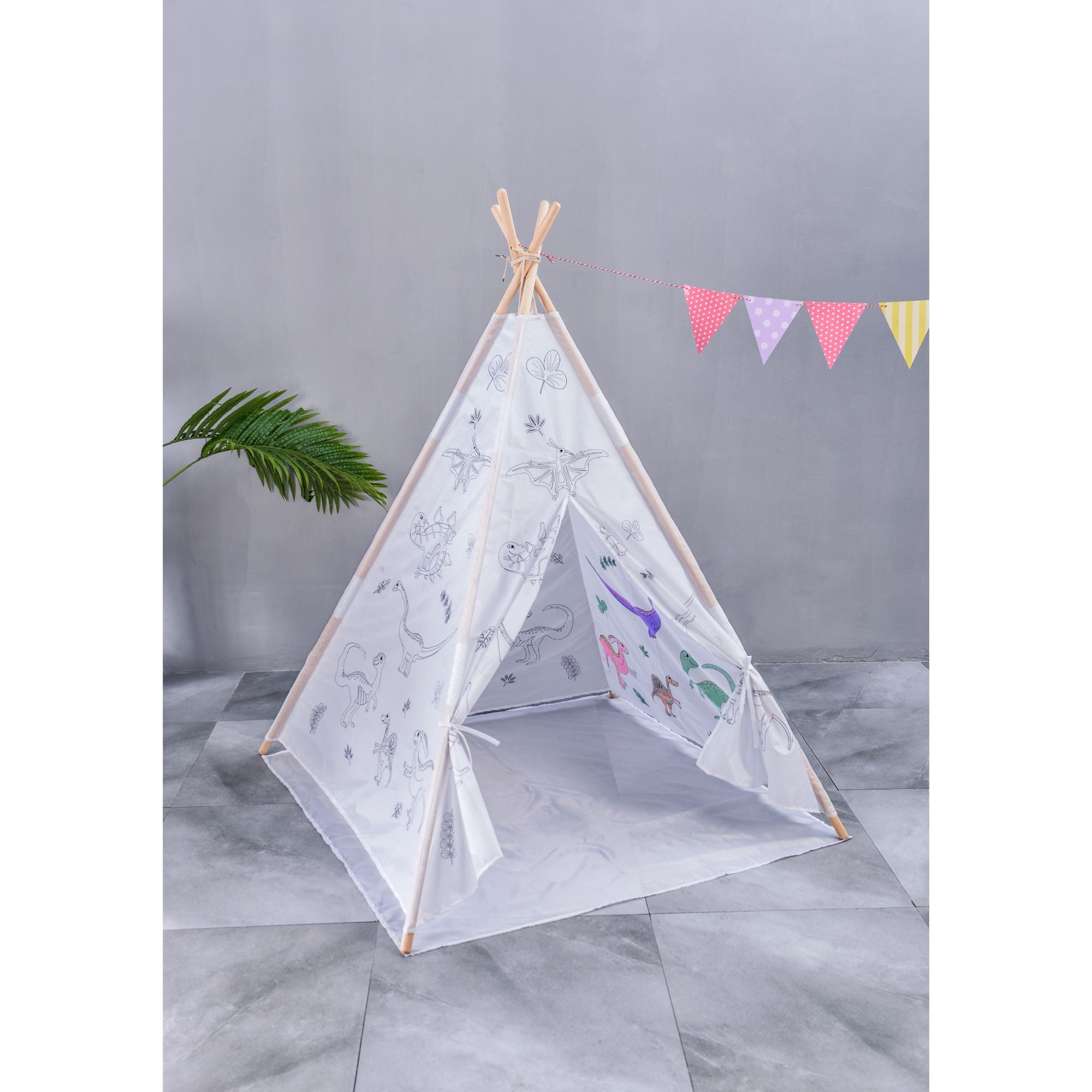 Details about   Natural Cotton Play Tent Kids Teepee Tents Playhouse Toddlers LED Lights 