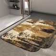 thumbnail image 2 of 1pc Giant Bear in Fantasy Village Absorbent Non-Slip Bathroom Thickened Flannel Rug Decor,Soft,Quick Drying,Suitable For Indoor/outdoor Use,Bathrooms,Bedrooms,Kitchens,Terrace,Laundry Rooms,16"x24", 2 of 9