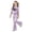A01-Light Purple, variant on LRen Girls Outfits Size 5 Graphic Print Short Sleeve Tee and Elastic Waist Pants Set Round Neck Casual Sports Tshirt Shorts 2pc Outfits Clothes Back To School Clothes Valentines Day Classroom Gifts