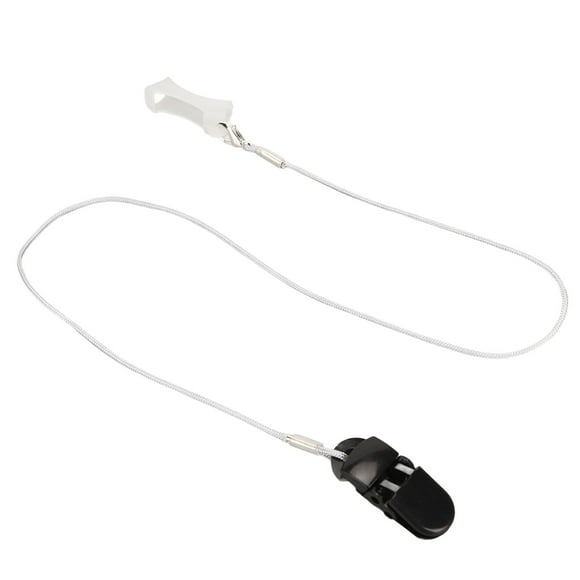 Sound Aids Black Clip Holder Prevent Fall Off Sound Amplifer Grey Lanyard For Seniors Children M