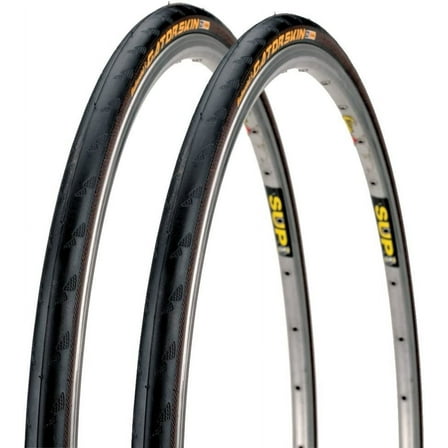 PAIR Continental GatorSkin Tires 650x23c Puncture Resist Road Track 650c Bike