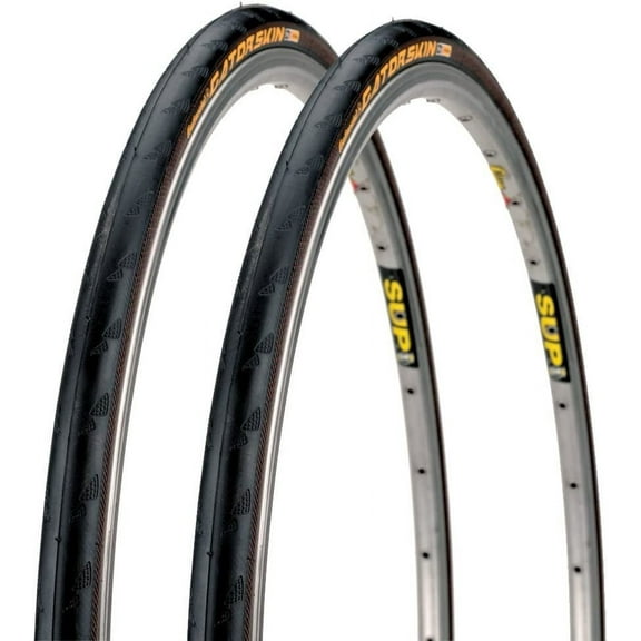 PAIR Continental GatorSkin Tires 650x23c Puncture Resist Road Track 650c Bike