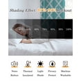 thumbnail image 5 of Quatrefoil Moroccan Pattern Blackout Curtains 84 Inches Long for Bedroom, Geometric Aqua Morocco Thermal Insulated Room Darkening Black Out Window Curtain Panels Grommet Drapes for Living Room, 5 of 8