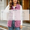 thumbnail image 3 of Staron Fall Vest for Women Casual Knit Vest Sleeveless Solid Lightweight Comfy Loose Longline Vest Jacket Hot Pink XL, 3 of 7