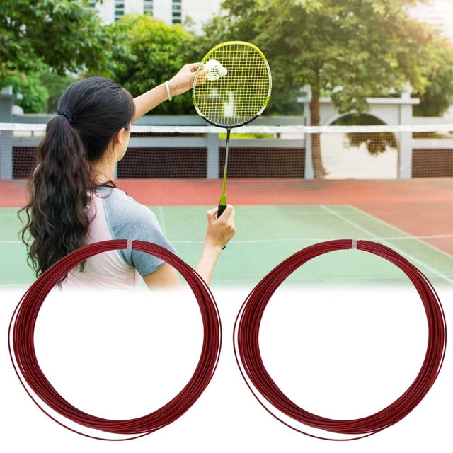 Cuerda De Bádminton Duradera, 10m, Alta Flexibilidad, Línea De Cuerda De Raqueta De Bádminton, Líneas De Raqueta De Entrenamiento, 2 Uds.