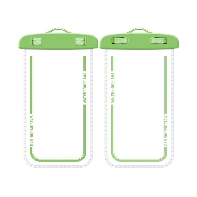 Mobile Waterproof Bag 2pcs Waterproof Phone Bags Touch Screen Design Capacity Universal Clear Cellphone Protector Dry Bags Underwater Phone Bag