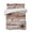 brown, variant on Quilts Full Size, Vintage Farmhouse Soft Comforter Bedding Set for Bed, Brown Country Star Berries Wooden Grain Lightweight Quilted Bedspread with Pillow Cover(2 Pieces) for All Season, 78x90 Inch
