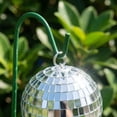 thumbnail image 6 of Disco Ball Party Decorations Outdoor Solar Garden Stake Light Mini Disco Ball Decor for Yard Lawn Patio 1 Pack Outdoor Garden Decor for Backyard Events, 6 of 7