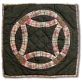 thumbnail image 1 of Patch Magic TPGDWR Green Double Wedding Ring- Toss Pillow 16 x 16 in., 1 of 1