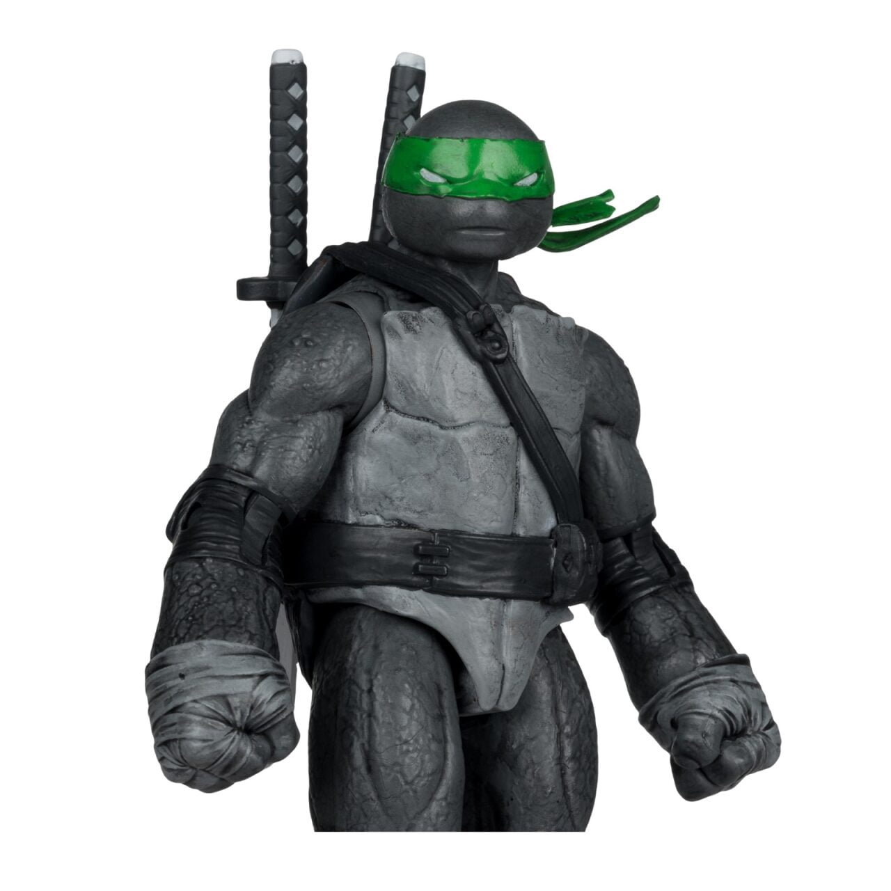 Teenage Mutant Ninja Turtles (Page Punchers) Leonardo (Black, White & Green) 5" Action Figure w/Comic - McFarlane Toys