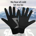 thumbnail image 2 of Wosthever Guantes deportivos de invierno Pantalla táctil a prueba de viento al aire libre Ciclismo Correr Guantes térmicos Accesorios de Ropa Deportiva, Zapatos Negro L, 2 of 6