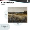 thumbnail image 4 of Stupell Industries Traditional Wildflowers & Wheat Meadow Canvas Art, 48 x 36, by Creative Studio, 4 of 8