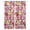 Pink, variant on Summer Fruits Kitchen Curtains Grapefruit Peach Lemon Strawberry Striped Cafe Short Curtains for Bathroom Blackout Window Curtain Small Window Tier Drapes for Bedroom Living Room 27.5"x39"x2