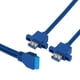 thumbnail image 4 of Cable de montaje en panel frontal de placa base USB 3.0 de 19 pines a 2 pines con orificio para tornillos (0,8 m), 4 of 5