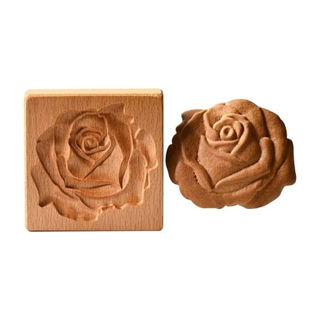

HSMQHJWE DIY Baking Moulds Wooden Cookie Cookie Moulds Embossing Craft Decorative Baking Tools for Christmas Thanksgiving Christmas Kitchen Food Heat Bag Sealer
