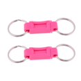 thumbnail image 6 of Yunhgft 2 Pieces Breakaway Key Ring Separate House Car Keys Quick Release Keychain Rose Rose Red, 6 of 8