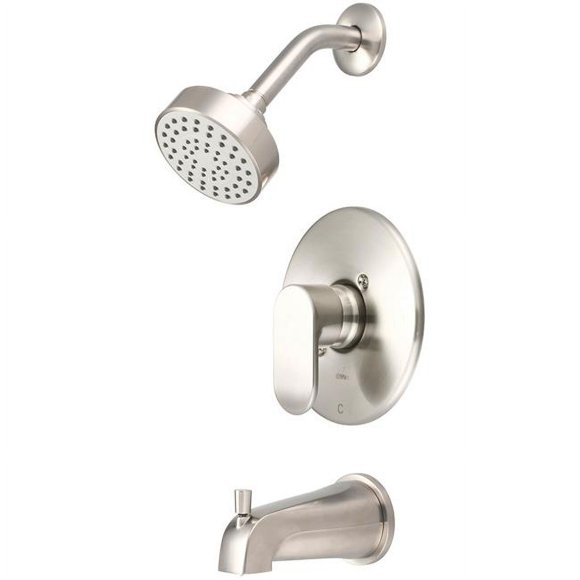 Olympia T-2330-BN Single Handle Tub & Shower Trim Set, PVD Brushed Nickel